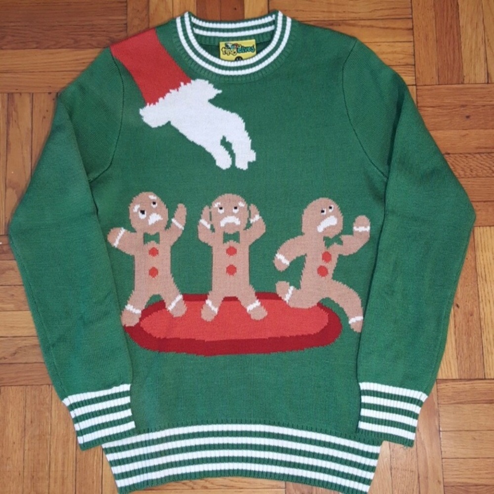 Ugly Christmas Sweater Gingerbread Nightmare